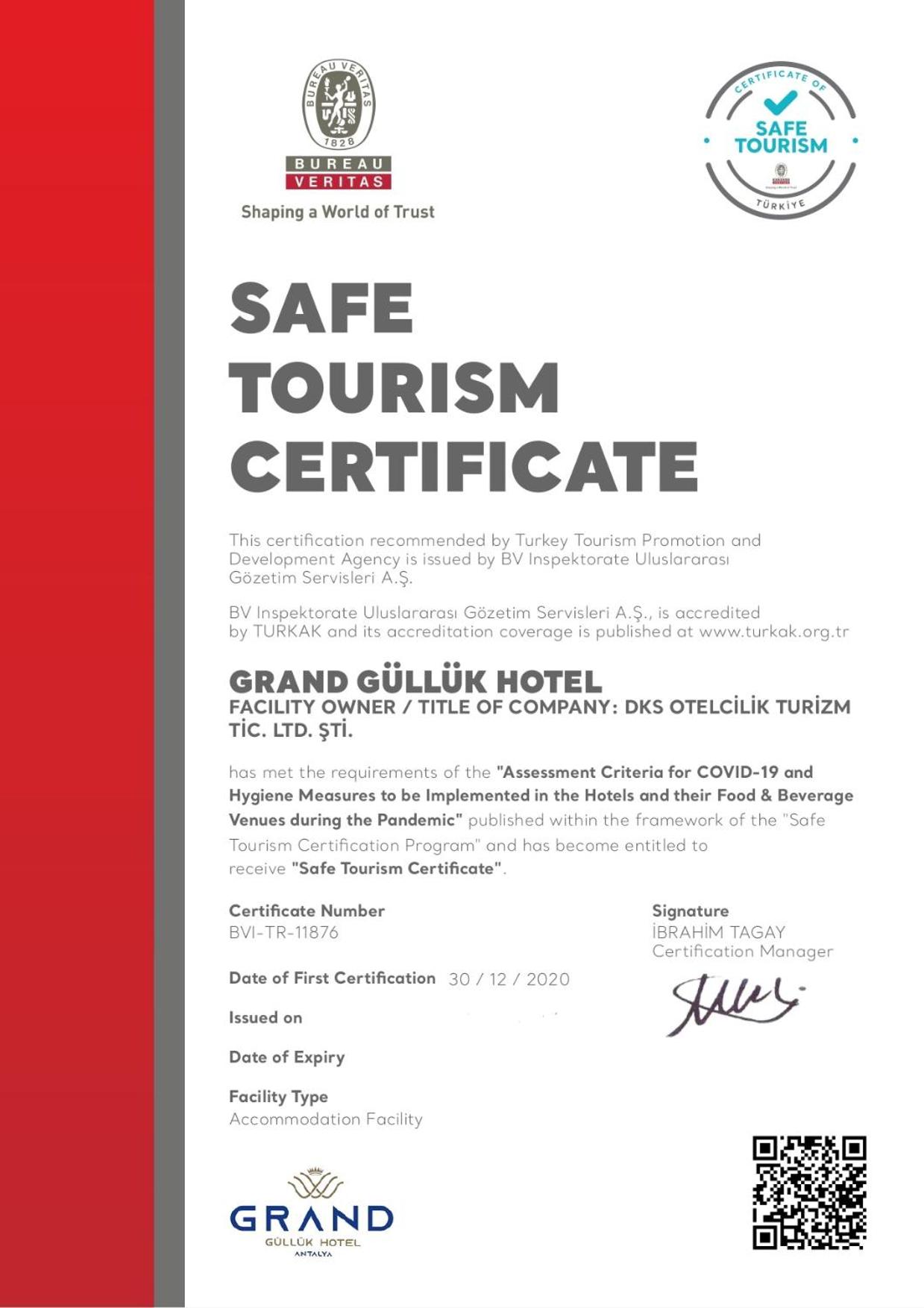 Grand Gulluk Hotel & Spa City Cender Antalya - Image 45